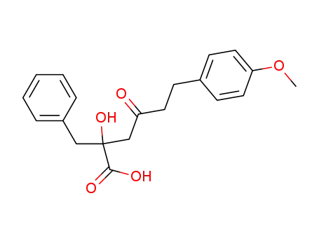 2-benzyl-2-hydroxy-6-(4-methoxy-phenyl)-4-oxo-hexanoic acid