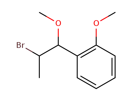 1-(2-bromo-1-methoxy-propyl)-2-methoxy-benzene