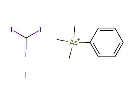 trimethyl-phenyl-arsonium; compound of iodide with iodoform