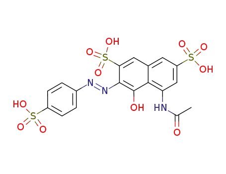 2,7-Naphthalenedisulfonic acid,
5-(acetylamino)-4-hydroxy-3-[(4-sulfophenyl)azo]-