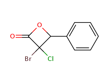 3-bromo-3-chloro-4-phenyloxetan-2-one