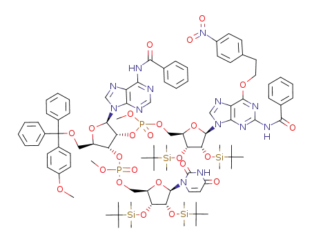 C<sub>97</sub>H<sub>127</sub>N<sub>13</sub>O<sub>24</sub>P<sub>2</sub>Si<sub>4</sub>