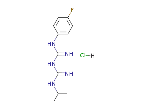 1-(4-fluoro-phenyl)-5-isopropyl-biguanide; hydrochloride
