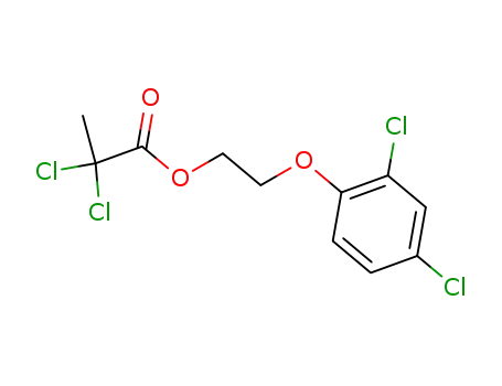 Molecular Structure of 99984-25-5 (1-(2,4-dichloro-phenoxy)-2-(2,2-dichloro-propionyloxy)-ethane)