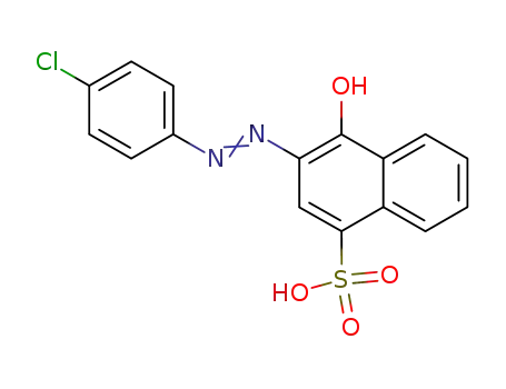 Molecular Structure of 4620-74-0 (2-(p-chlorophenylazo)-1-naphthol-4-sulfonic acid)