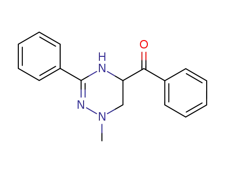 Methanone,
phenyl(1,4,5,6-tetrahydro-1-methyl-3-phenyl-1,2,4-triazin-5-yl)-
