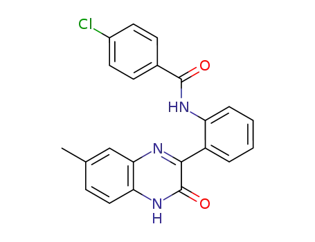 Benzamide,
4-chloro-N-[2-(3,4-dihydro-7-methyl-3-oxo-2-quinoxalinyl)phenyl]-