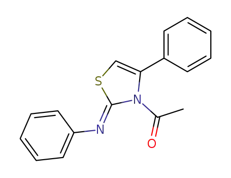 (3-acetyl-4-phenyl-3<i>H</i>-thiazol-2-ylidene)-phenyl-amine