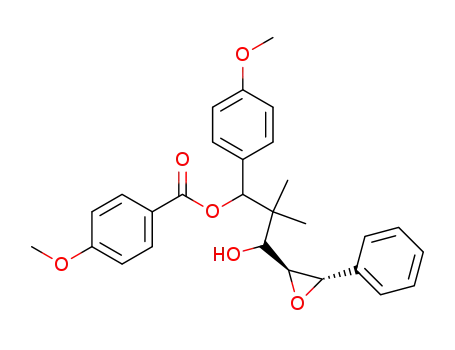 4-Methoxy-benzoic acid 3-hydroxy-1-(4-methoxy-phenyl)-2,2-dimethyl-3-((2S,3S)-3-phenyl-oxiranyl)-propyl ester