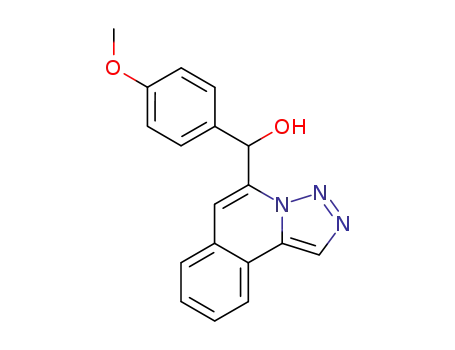5-(α-hydroxy-4-methoxybenzyl)-1,2,3-triazolo<5,1-a>isoquinoline