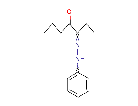 Molecular Structure of 58120-98-2 (3,4-Heptanedione, 3-(phenylhydrazone))