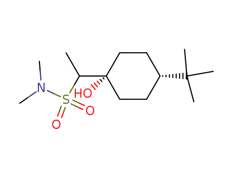1-<1-Hydroxy-4-t-butyl-cyclohexyl>-ethanesulfonic acid N,N-dimethylamide