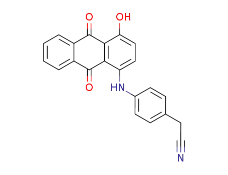 [4-(4-hydroxy-9,10-dioxo-9,10-dihydro-[1]anthrylamino)-phenyl]-acetonitrile