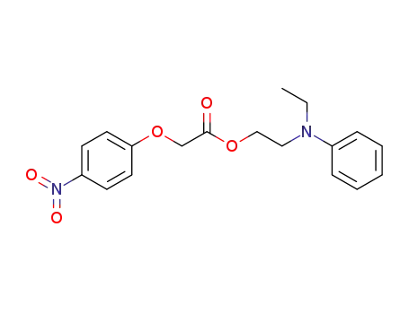 2-(N-ethylanilino)ethyl 2-(4-nitrophenoxy)acetate