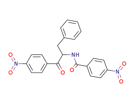 4-nitro-benzoic acid-[1-benzyl-2-(4-nitro-phenyl)-2-oxo-ethylamide]