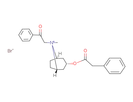 8<i>syn</i>-methyl-8<i>anti</i>-phenacyl-3<i>endo</i>-phenylacetoxy-nortropanium; bromide