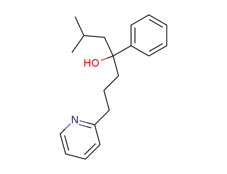 6-methyl-4-phenyl-1-[2]pyridyl-heptan-4-ol