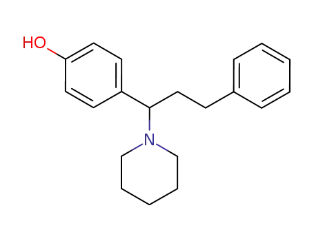 4-(3-Phenyl-1-piperidino-propyl)-phenol