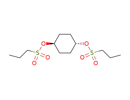 Molecular Structure of 108846-57-7 (<i>trans</i>-1,4-bis-(propane-1-sulfonyloxy)-cyclohexane)