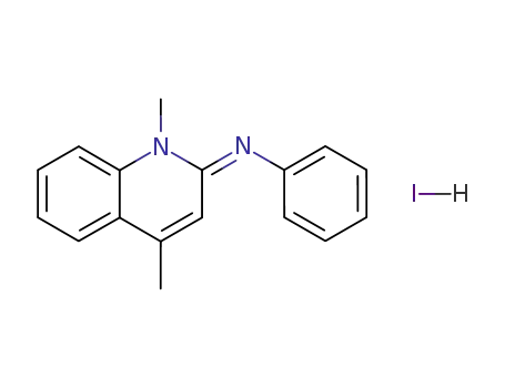 (1,4-dimethyl-1<i>H</i>-[2]quinolylidene)-phenyl-amine; hydriodide