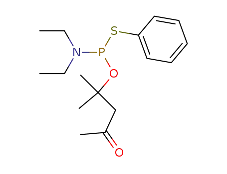 O-(1,1-dimethyl-3-oxobutyl) S-phenyl diethylphosphoramidothioite