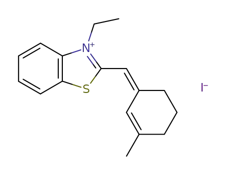 3-ethyl-2-(3-methyl-cyclohex-2-enylidenemethyl)-benzothiazolium; iodide