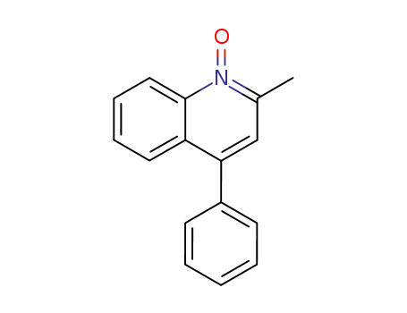 Quinoline, 2-methyl-4-phenyl-, 1-oxide