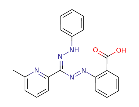 <i>N</i>-(2-Carboxy-phenyl)-3-(6-methyl-[2]pyridyl)-<i>N</i>'''-phenyl-formazan