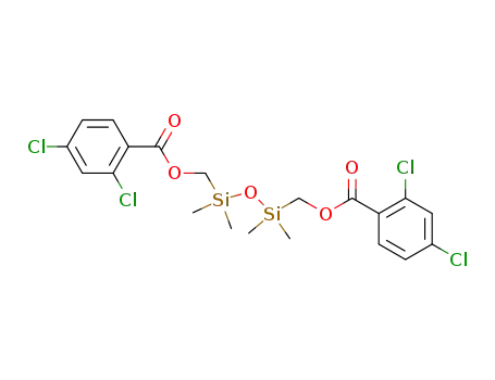 1,3-bis-(2,4-dichloro-benzoyloxymethyl)-1,1,3,3-tetramethyl-disiloxane
