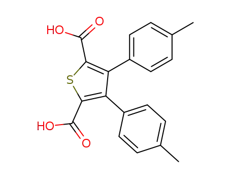2,5-Thiophenedicarboxylic acid, 3,4-bis(4-methylphenyl)-