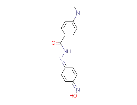 4-dimethylamino-benzoic acid-(4-hydroxyimino-cyclohexa-2,5-dienylidenehydrazide)