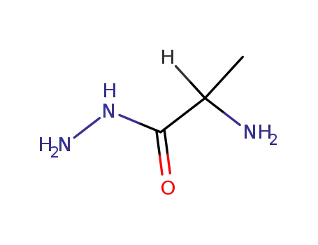Molecular Structure of 26432-39-3 (Alanine, hydrazide)