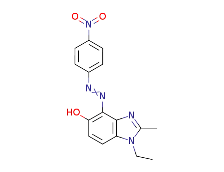1-Ethyl-2-methyl-4-(4-nitro-phenylazo)-1H-benzoimidazol-5-ol