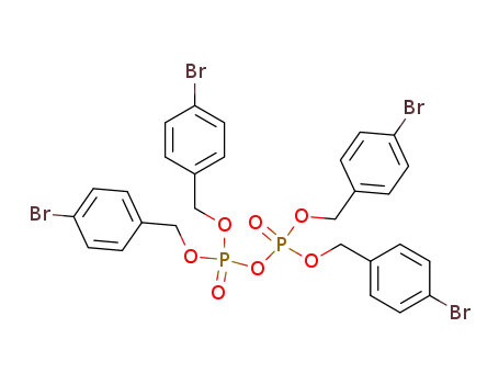 Molecular Structure of 124129-81-3 (diphosphoric acid tetrakis-(4-bromo-benzyl ester))