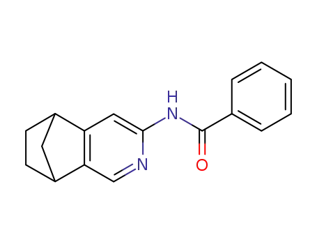 Molecular Structure of 105275-08-9 (Benzamide, N-(5,6,7,8-tetrahydro-5,8-methanoisoquinolin-3-yl)-)