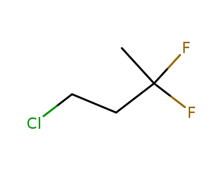 Molecular Structure of 460-27-5 (1-chloro-3,3-difluoro-butane)