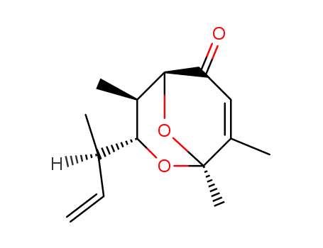 (1S,3R,4R,5S)-3-<(3'R)-1'-buten-3'-yl>-1,4,8-trimethyl-2,9-dioxabicyclo<3.3.1>non-7-en-6-one