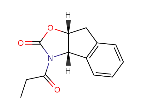 3-propionyl-(3aS-cis)-3,3a,8,8a-tetrahydro-2H-indeno[1,2-d]oxazol-2-one
