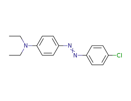 Molecular Structure of 3010-50-2 (Benzenamine, 4-[(4-chlorophenyl)azo]-N,N-diethyl-)