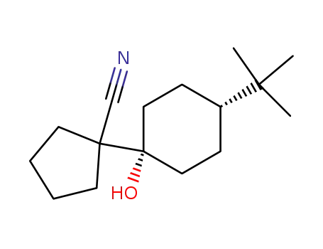 1-(4-tert-Butyl-1-hydroxy-cyclohexyl)-cyclopentanecarbonitrile