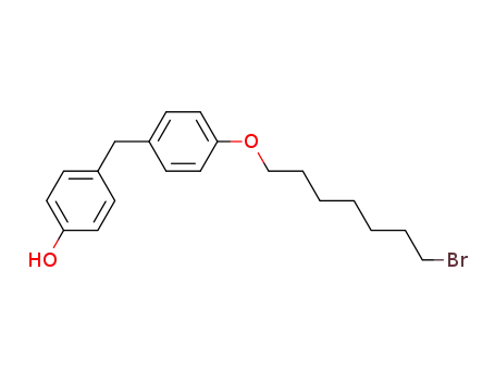4-[4-(7-bromo-heptyloxy)-benzyl]-phenol