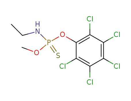 ethyl-amidothiophosphoric acid <i>O</i>-methyl ester-<i>O</i>'-pentachlorophenyl ester