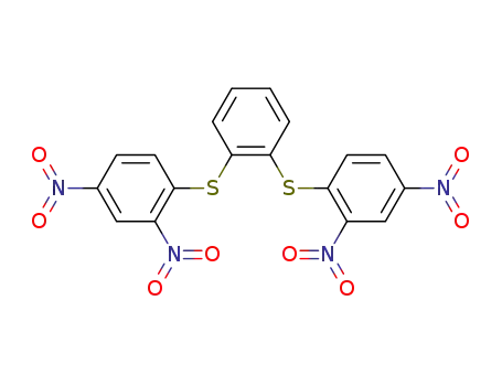 1,2-bis-(2,4-dinitro-phenylsulfanyl)-benzene