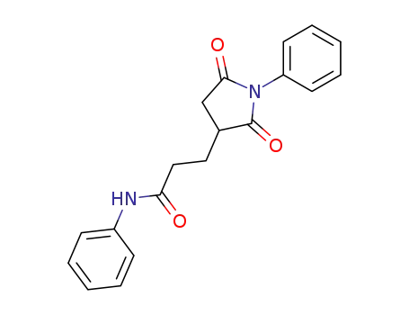 3-(2,5-Dioxo-1-phenyl-pyrrolidin-3-yl)-N-phenyl-propionamide