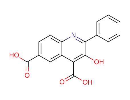 3-hydroxy-2-phenyl-quinoline-4,6-dicarboxylic acid