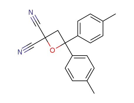 4,4-di-<i>p</i>-tolyl-oxetane-2,2-dicarbonitrile