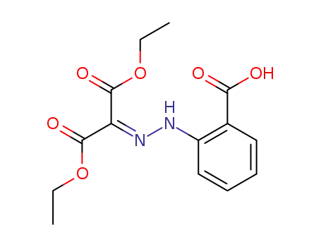 Molecular Structure of 79154-83-9 (Propanedioic acid, [(2-carboxyphenyl)hydrazono]-, 1,3-diethyl ester)