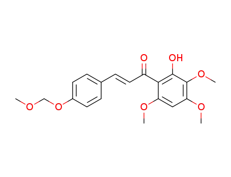 2'-hydroxy-3',4',6'-trimethoxy-4-methoxymethoxy-<i>trans</i>-chalcone