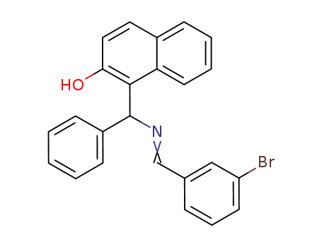 1-[α-(3-bromo-benzylidenamino)-benzyl]-[2]naphthol