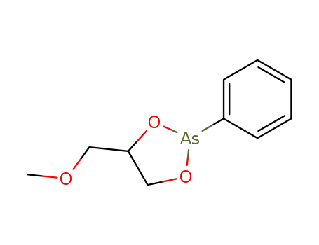 Molecular Structure of 110333-21-6 (4-methoxymethyl-2-phenyl-[1,3,2]dioxarsolane)